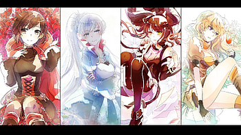 Anime - RWBY Ruby Rose (RWBY) Weiss Schnee Blake Belladonna Yang Xiao Long HD wallpaper