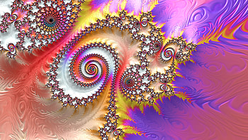 Trippy Psychedelic Fractal, colorful, colors, purple, red, Abstract, fractal, abstract purple HD wallpaper