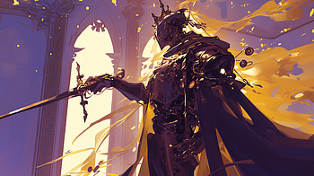 Majestic Fantasy King - Stunning Ultra, fantasy, king, armor, sword HD wallpaper