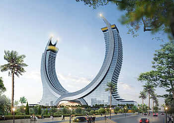 Qatar tourism, Visionary destination, Futuristic development, Unique experiences HD wallpaper