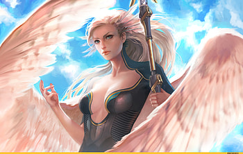 Mercy Overwatch Beautiful Artwork, mercy-overwatch, overwatch, games, xbox-games, ps-games, pc-games, deviantart, angel HD wallpaper