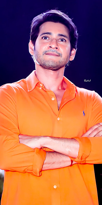 Mahesh Babu, orange, ssmb, superstar, SVP HD phone wallpaper