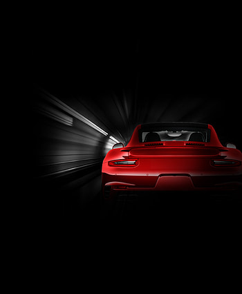 Porsche, rear view, tail lights HD phone wallpaper