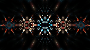 Fractal, dark, glow, pattern HD wallpaper