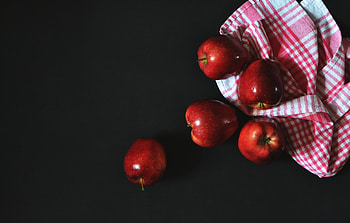 Fruits, Apples, Minimalism, Ripe, Towel HD wallpaper