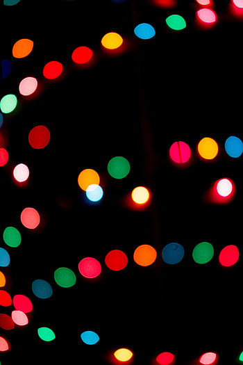 Abstract, Lights, Glare, Circles, Multicolored, Motley, Bokeh, Boquet HD phone wallpaper