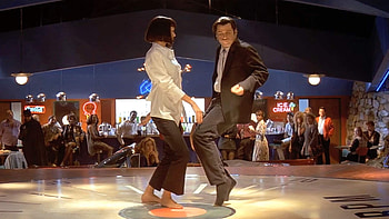 Twist Dance, Pulp fiction, Dance movement, Energetic performance HD wallpaper