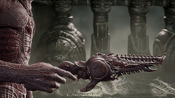 Scorn game, Mysterious landscapes, Alien architecture, Unique art style HD wallpaper
