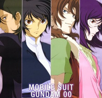 Gundam OO Man, cool, pose, man HD wallpaper