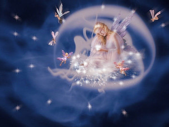 Angel, fairy, light HD wallpaper
