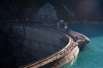 Transport, Nature, Rivers, Rock, Road, Dam HD wallpaper