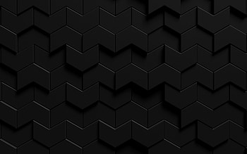 3D arrows, , geometric shapes, 3D textures, arrows patterns, geometric textures, black 3D backgrounds HD wallpaper