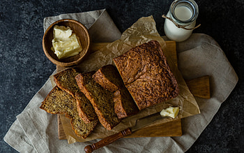 Bread and Butter, bread, graphy, food, butter HD wallpaper