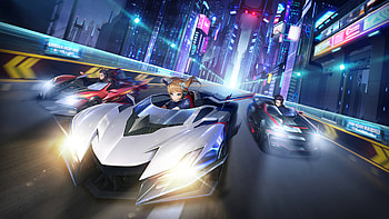 City Street Racing Anime , anime-girl, anime-boy, anime, artist, artwork, digital-art, artstation HD wallpaper
