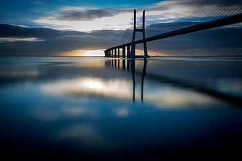 Cities, Sunset, Architecture, Structure, Bridge, Design, Evening HD wallpaper