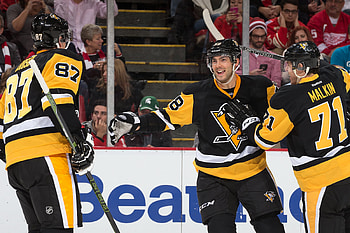 Sidney Crosby and Evgeni Malkin, Kris Letang HD wallpaper