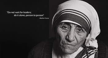Do not wait for leaders, mather, teresa, beautiful, people HD wallpaper