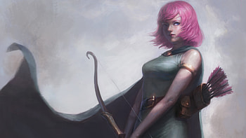 Archer Clash Of Clans Fantasy Artwork , archer, clash-of-clans, games, artwork, artist, digital-art, fantasy-girls, deviantart HD wallpaper