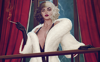Cruella de Vil, de, Cruella, Vil, Movie HD wallpaper