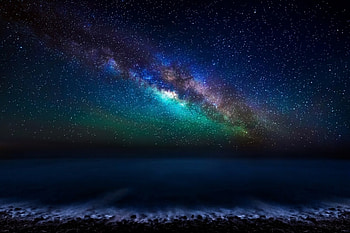 canary islands atlantic ocean sky night star milky way HD wallpaper