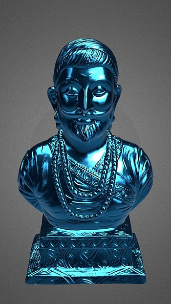 Shivaji Maharaj 3d, Beautiful Statue HD phone wallpaper
