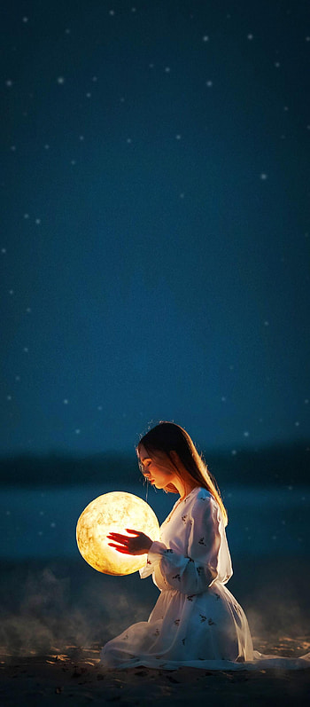 Beauty, nature, people HD phone wallpaper