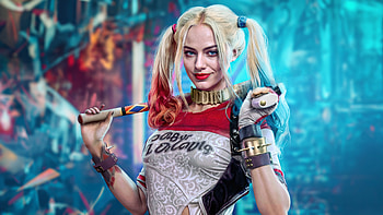 Harley Quinn Princess Of Crime, harley-quinn, supervillain, superheroes, artwork, digital-art, two-toned-hair HD wallpaper