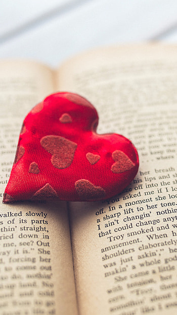 Heart love book read, Emotional connection, Romantic storytelling, 11 HD phone wallpaper