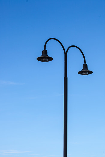 Sky, Miscellanea, Miscellaneous, Lamp, Lantern, Street HD phone wallpaper