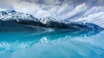 Lake Tasman, New Zealand HD wallpaper