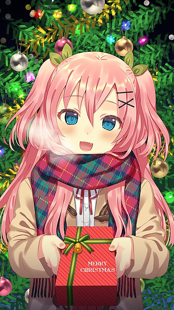 Cute Christmas, Cute Girl HD phone wallpaper