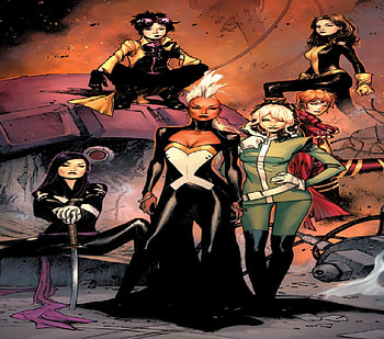X-Women, Psylocke, Jubilee, Storm, Rachel Grey, Shadowcat, Rogue HD wallpaper