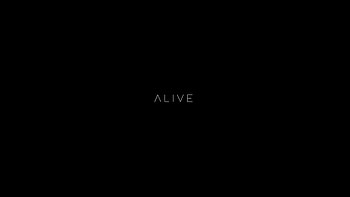 Alive, typography, dark, black, oled HD wallpaper