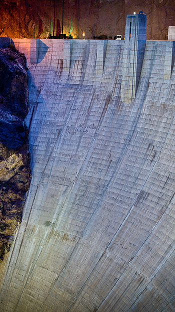 Dam, Lake Mead, Nevada, Desert HD phone wallpaper