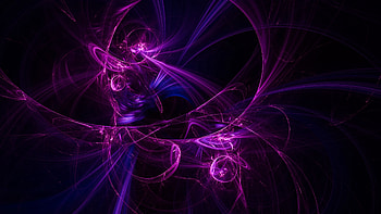 Abstract, Violet, Rays, Beams, Fractal, Purple, Radiation HD wallpaper