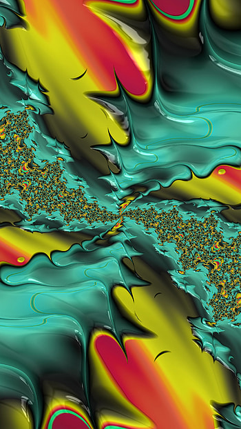 Trippy Psychedelic Fractal, Abstract, fractal HD phone wallpaper