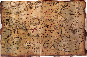Treasure Map, Old Pirate Map HD wallpaper