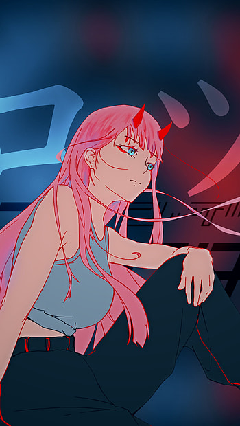 Darling in the FranXX - Zero Two, Zero Two (Darling in the FranXX), Anime, Darling in the FranXX HD phone wallpaper