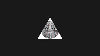 Aliens Triangle Pyramid , alien, pyramid, triangle, artist, artwork, digital-art, dark, black HD wallpaper