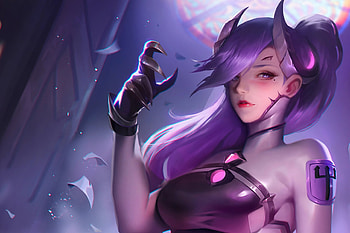 Mercy (Overwatch), Video Game, Overwatch, Purple Hair, Horns HD wallpaper