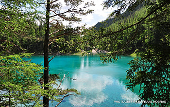 green lake steiermark austria, lakes, mountains, austria, green HD wallpaper