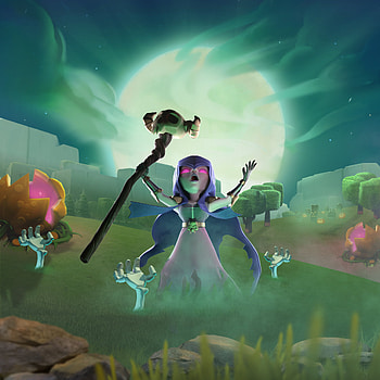 Witch Clash Of Clans, clash-of-clans, supercell, games, witch HD phone wallpaper
