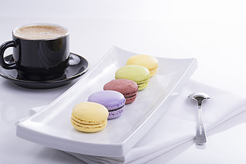 Food, Tablewares, Coffee, Macaroons, Macaroon, Macaron HD wallpaper