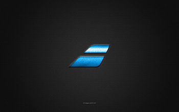 Babolat logo, blue shiny logo, Babolat metal emblem, gray carbon fiber texture, Babolat, brands, creative art, Babolat emblem HD wallpaper