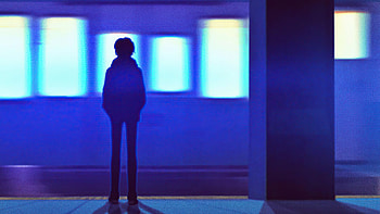 Midnight Trains, alone, silhouette, artist, artwork, digital-art HD wallpaper