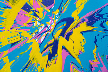 Abstract, Multicolored, Motley, Spray, Paint HD wallpaper