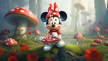 Minnie Mouse Enchanted Forest, Minnie Mouse, movie, Disney HD wallpaper
