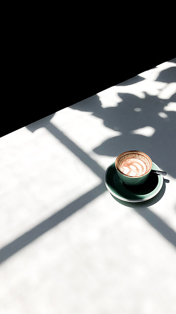 Food, Coffee, Cup, Shadow, Drink, Beverage HD phone wallpaper