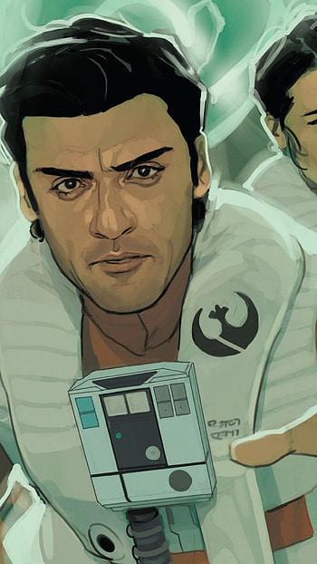 Poe Dameron, Star Wars artwork, , Sony Xperia HTC HD phone wallpaper