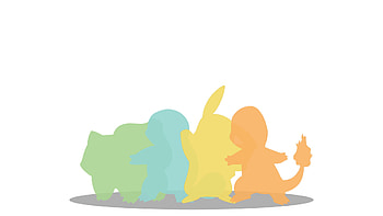 Minimal Pokemon [] ... HD wallpaper